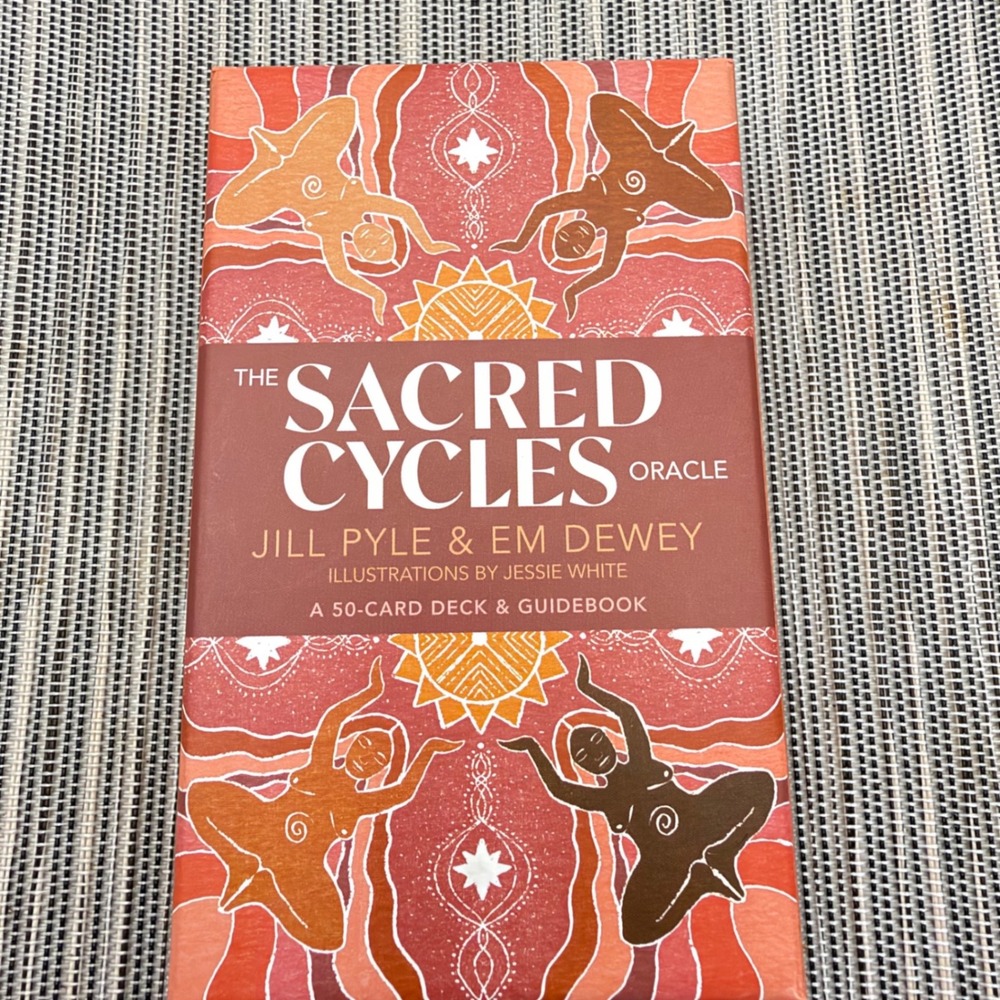 The Sacred Cycles Oracle Jill Pyle Em Dewey 50 Card Deck and Guidebook Set